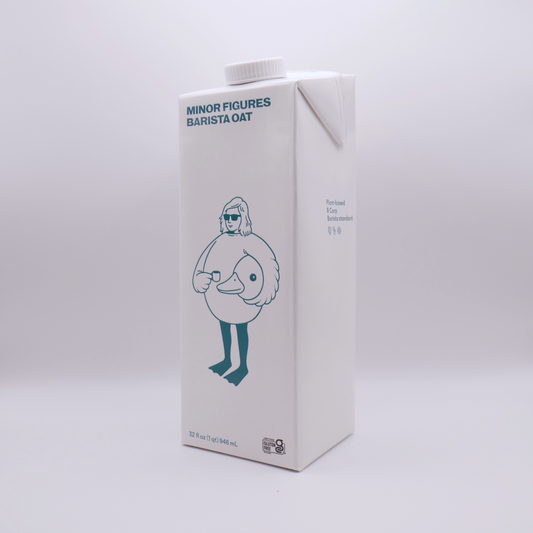 Minor Figures Barista Oat Milk - Case of 6, 32oz cartons