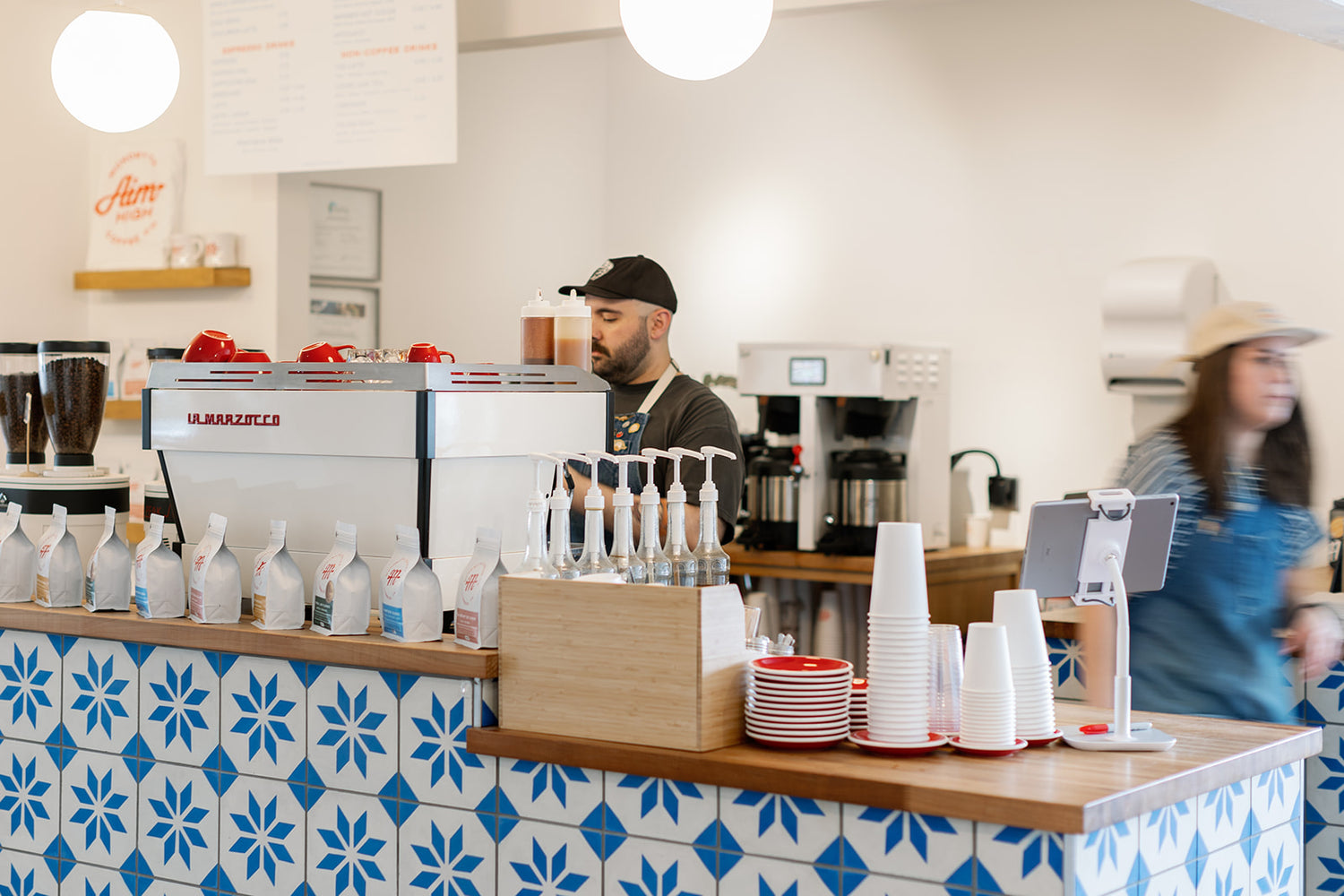 Friendly baristas in Lubbock Texas making the best specialty coffee. 